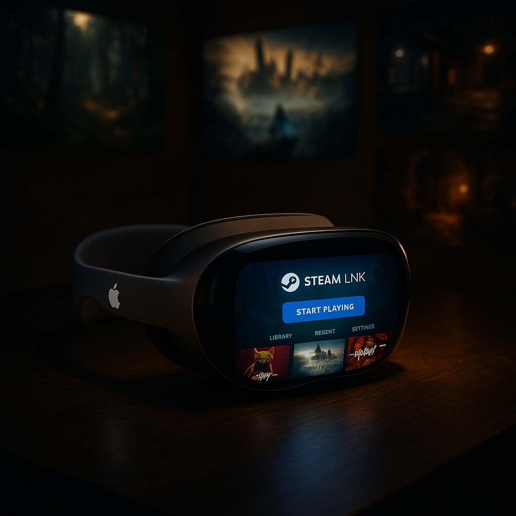 What Steam Link on Vision Pro Reveals About Apple's Strategy